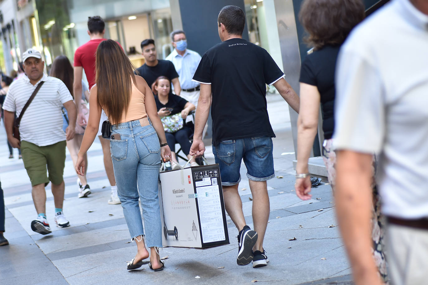 Fotos: Primer día de rebajas en Murcia