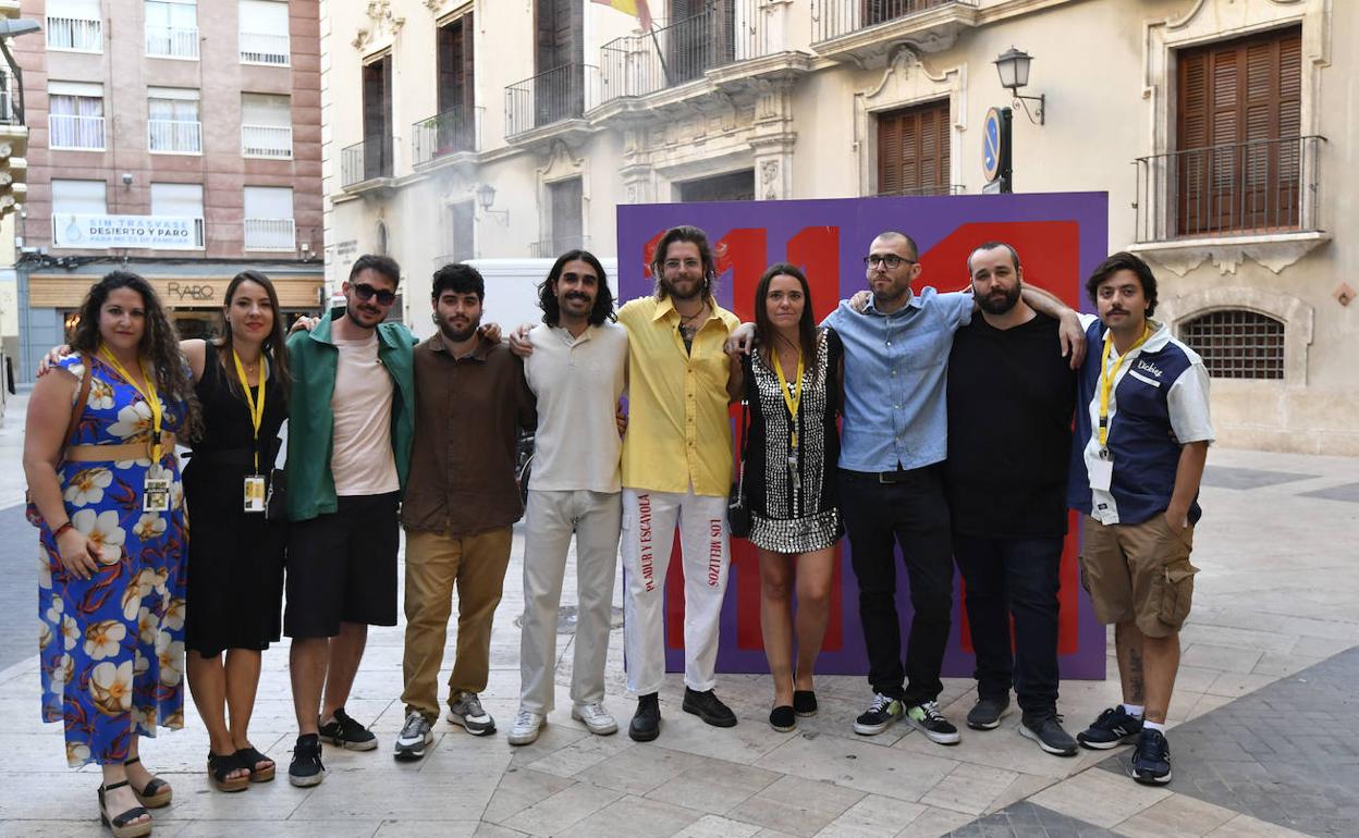 Asistentes al Festival Internacional de Cine de Murcia (IBAFF), este sábado.