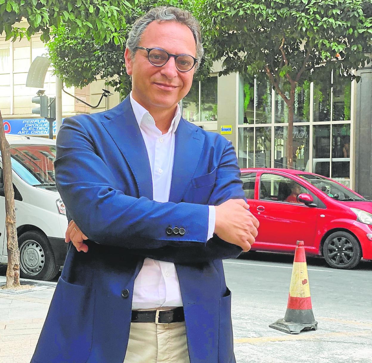 Francesco Mattina, el pasado día 15 en Murcia. 