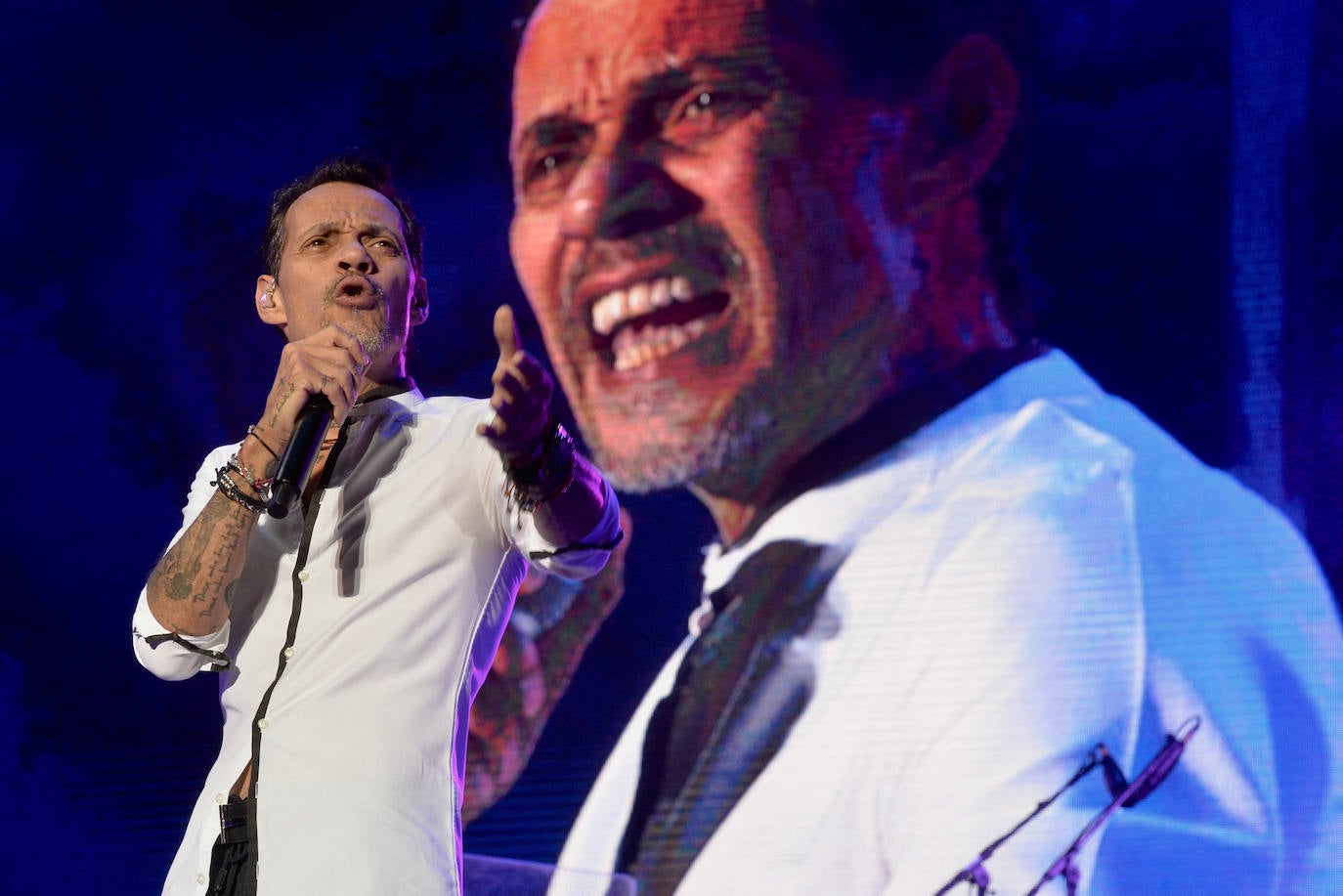 Fotos: El concierto de Marc Anthony en Murcia, en imágenes