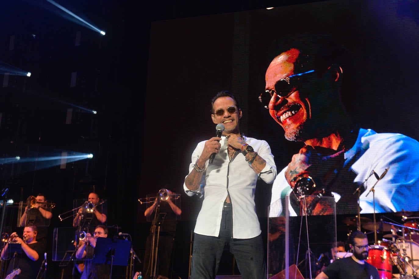 Fotos: El concierto de Marc Anthony en Murcia, en imágenes