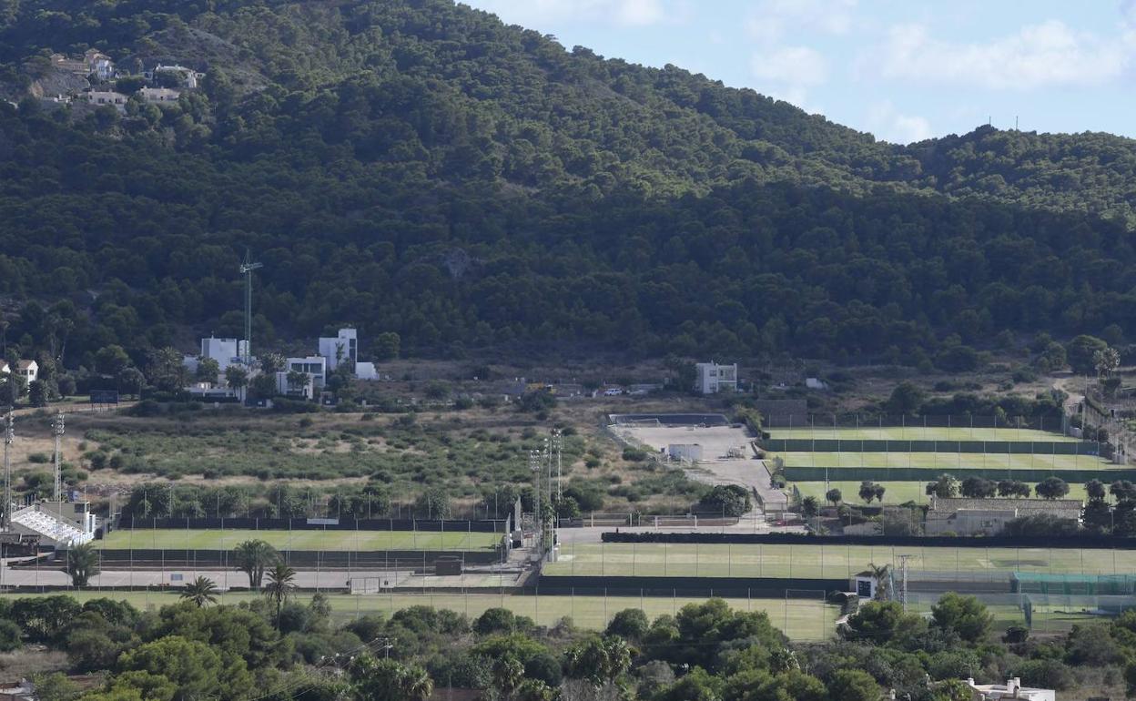 Panorámica de los campos de fútbol de La Manga Club, en una imagen de archivo. 