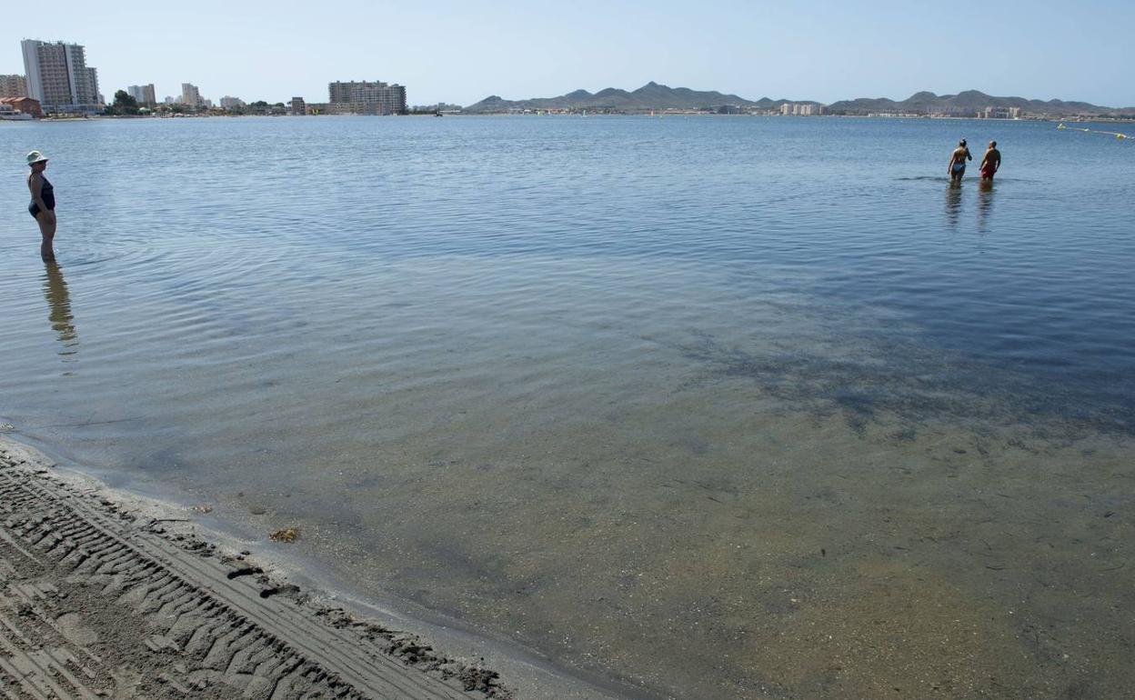 Playa del Mar Menor en La Manga, en una imagen de archivo.