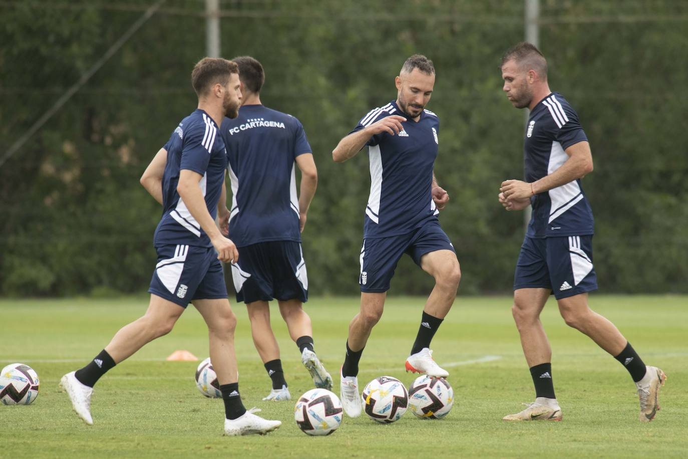 Fotos: Primer entrenamiento del FC Cartagena en La Manga Club