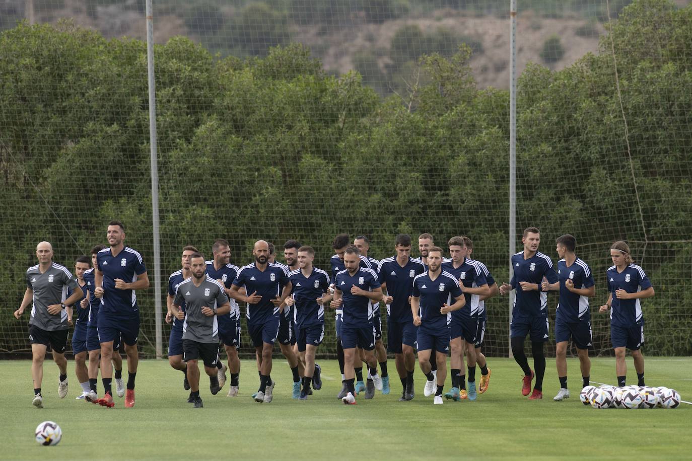Fotos: Primer entrenamiento del FC Cartagena en La Manga Club