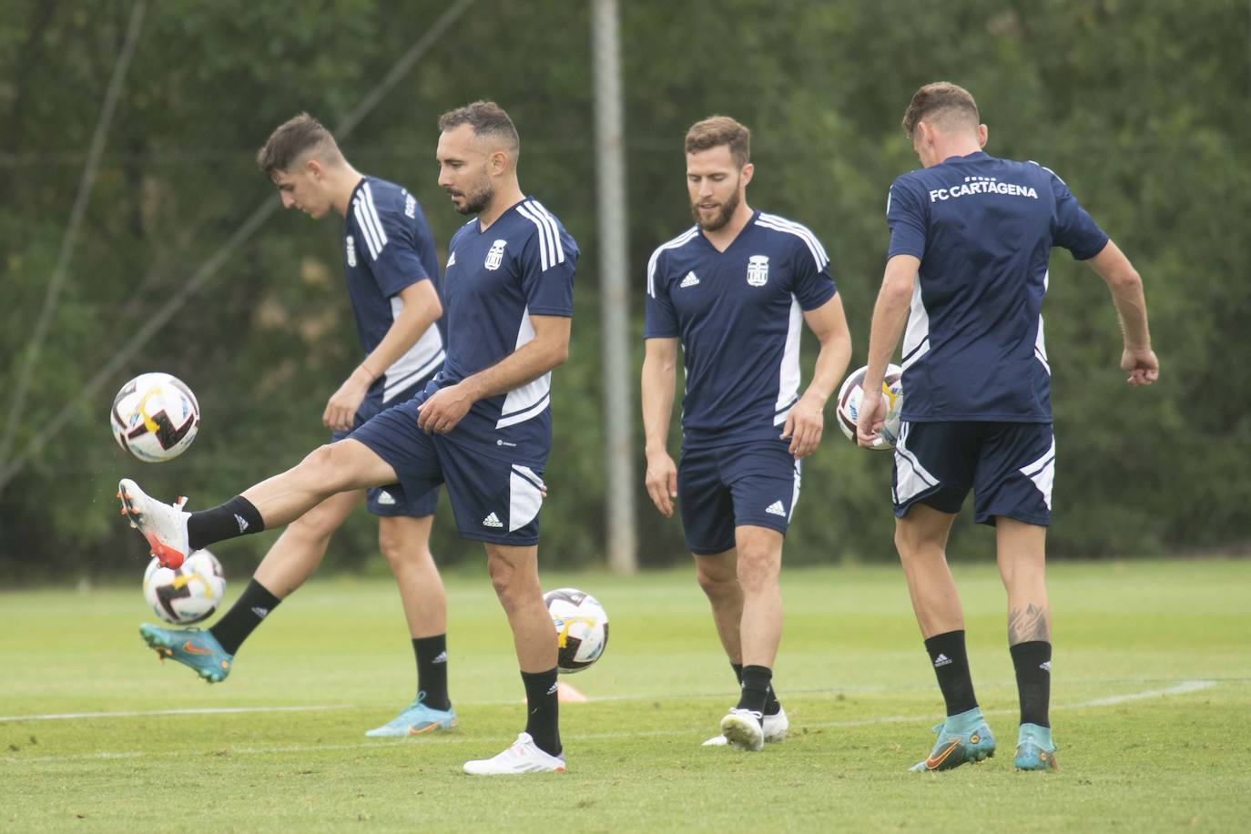 Fotos: Primer entrenamiento del FC Cartagena en La Manga Club