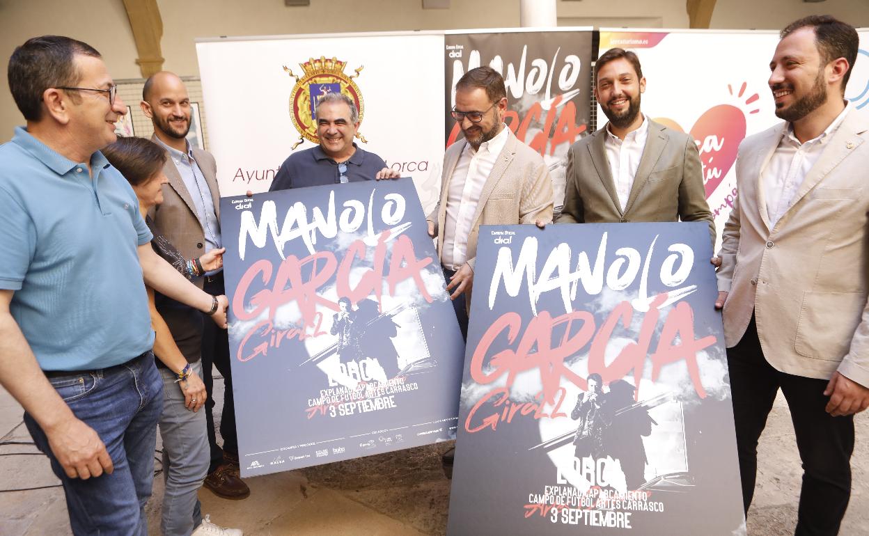 Presentación del concierto de Manolo García.