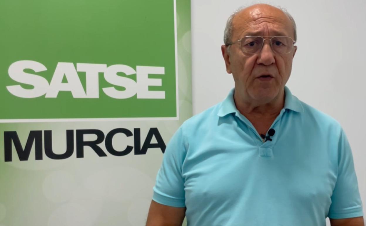 José Antonio Blaya, secretario general de Satse Murcia.