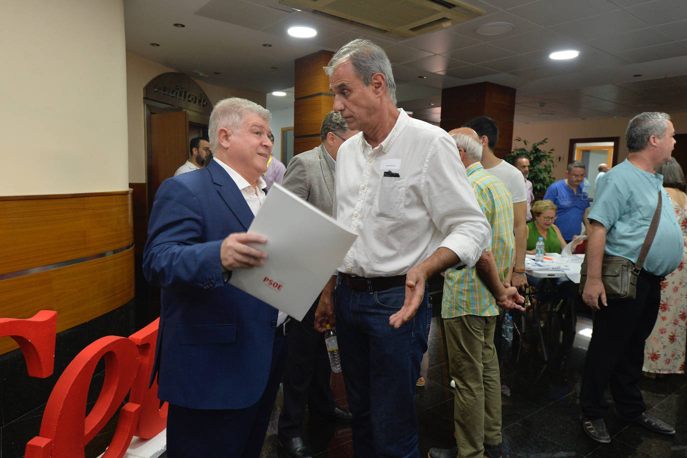 Fotos: Vélez anuncia su intención de ser candidato del PSOE a la presidencia de la Región de Murcia
