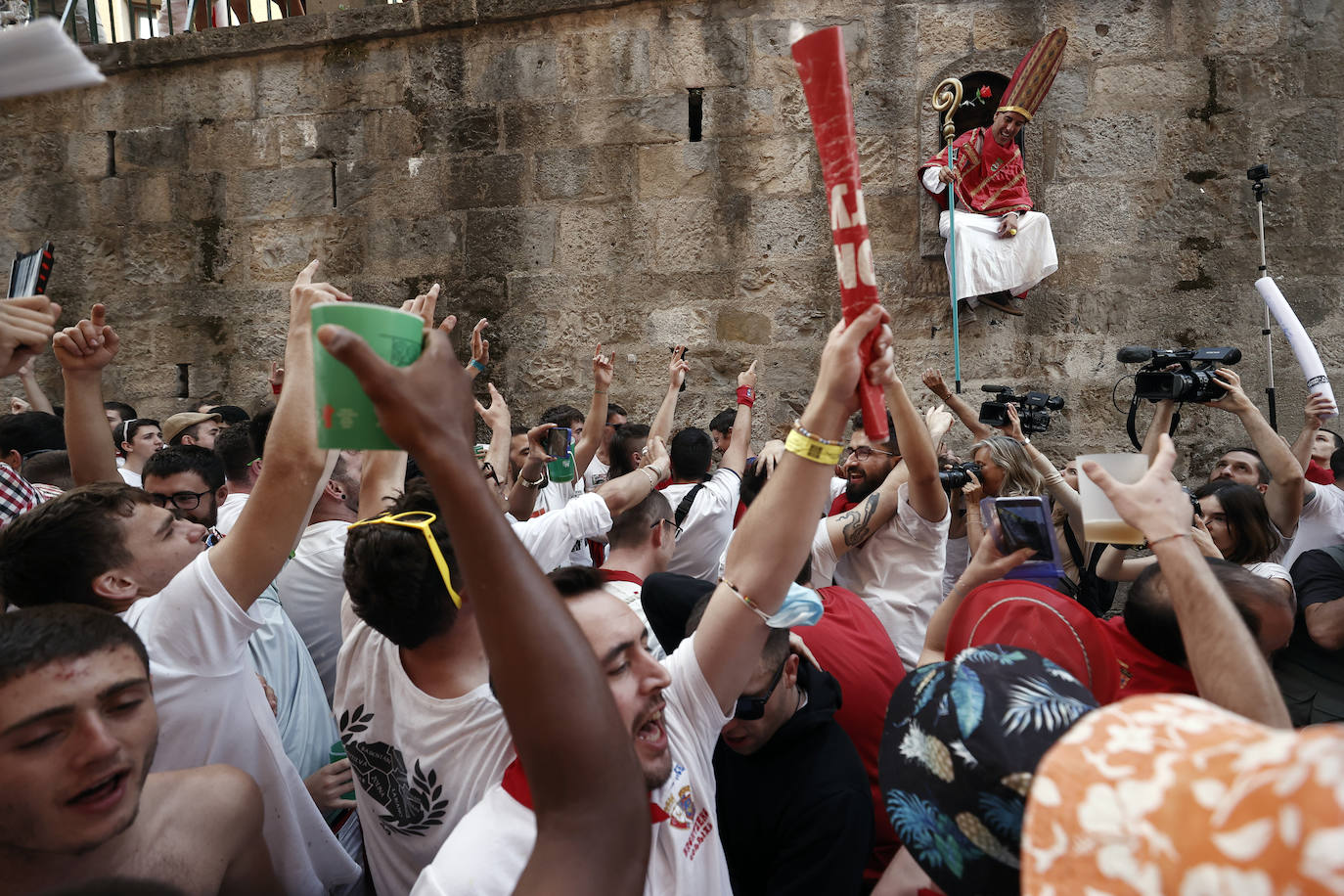 Fotos: Encierro de la villavesa