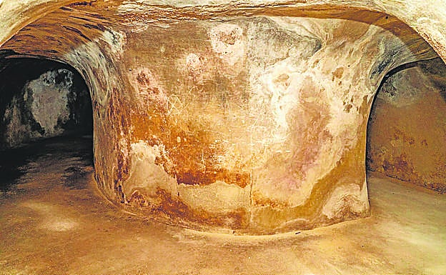 Refugios de la guerra del interior del baluarte.