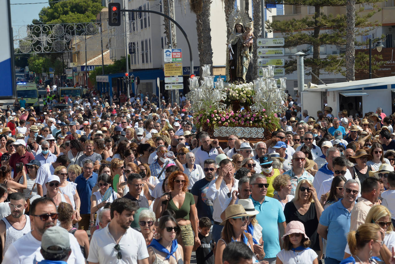 Fotos: La romería de la Virgen del Carmen de San Pedro, en imágenes