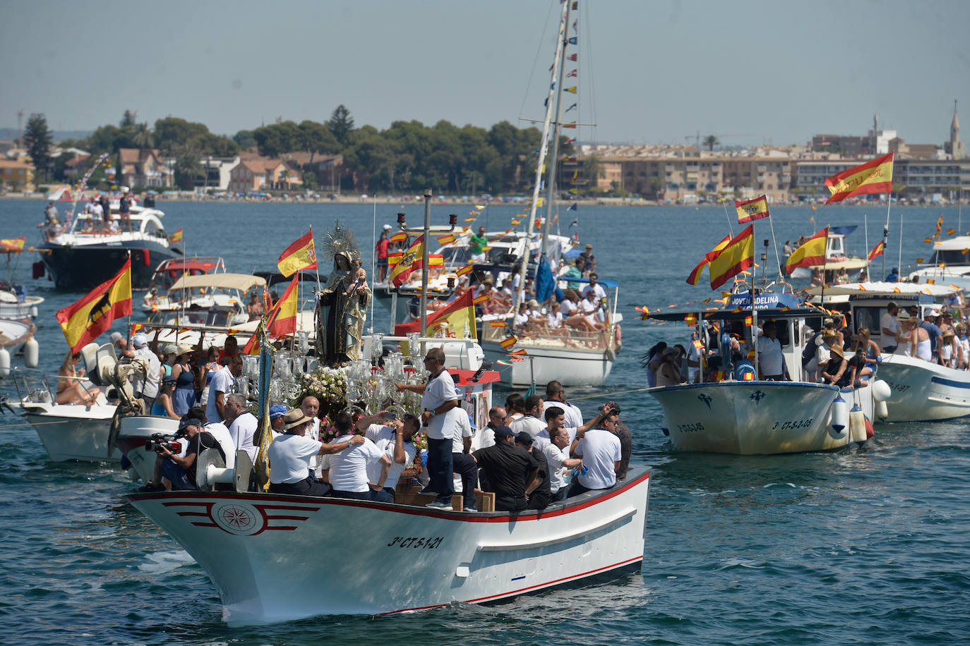 Fotos: La romería de la Virgen del Carmen de San Pedro, en imágenes
