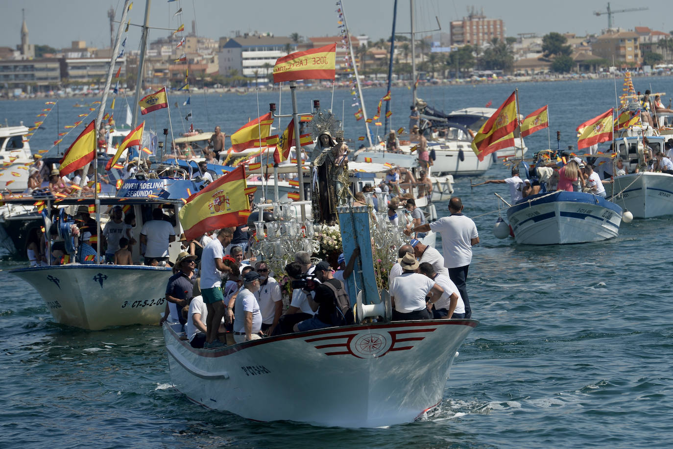 Fotos: La romería de la Virgen del Carmen de San Pedro, en imágenes
