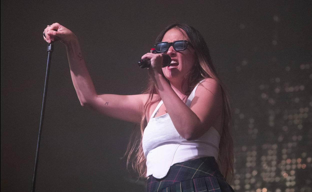 La cantante catalana Rigoberta Bandini en el festival Primavera Sound (Barcelona).