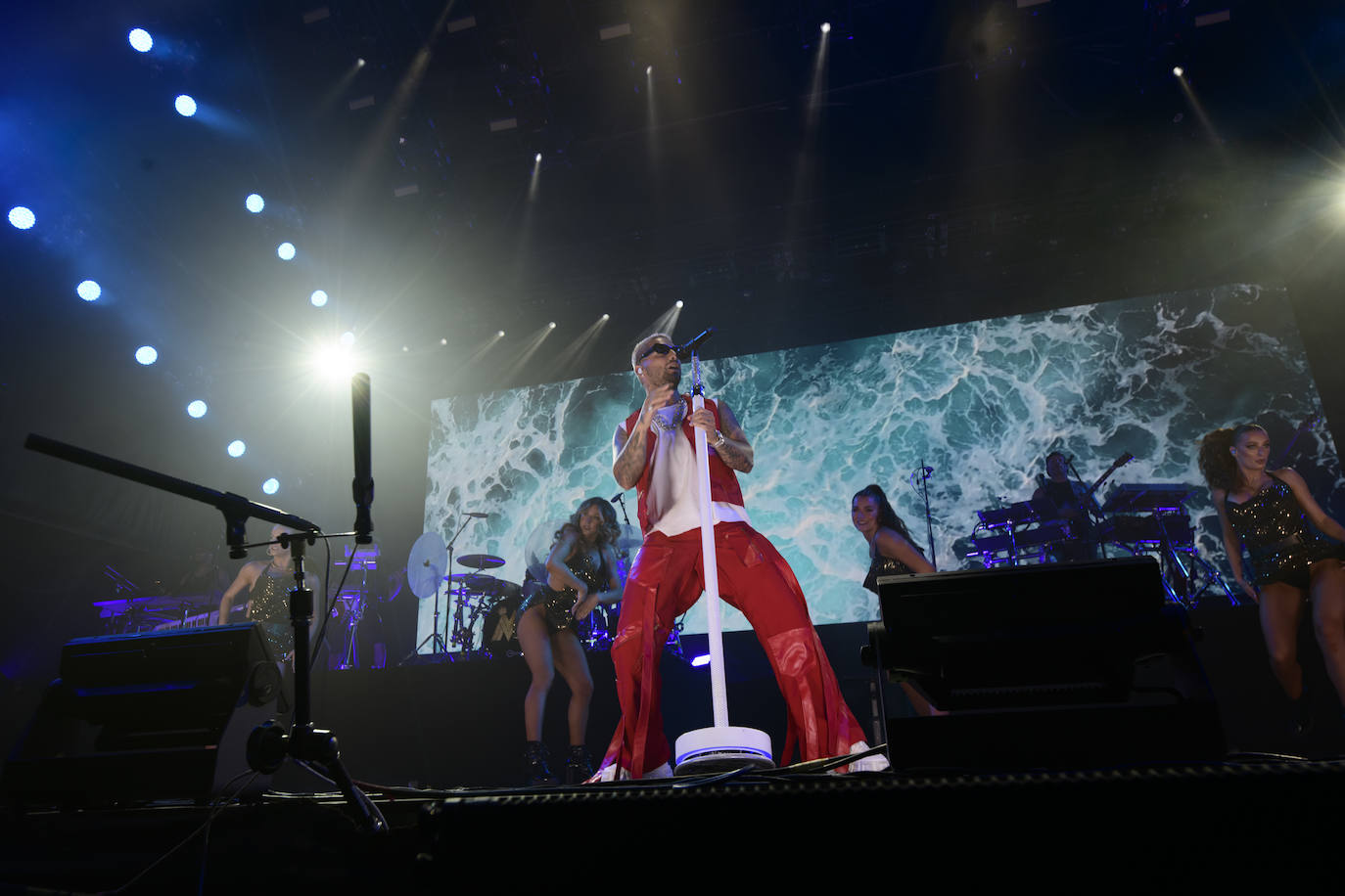 Fotos: Maluma sube la temperatura en Murcia