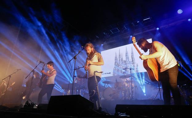 La M.O.D.A. durante su actuación anoche en La Már de Músicas