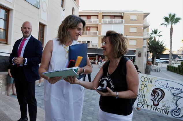 Fotos: La visita de la ministra Ribera al Mar Menor, en imágenes