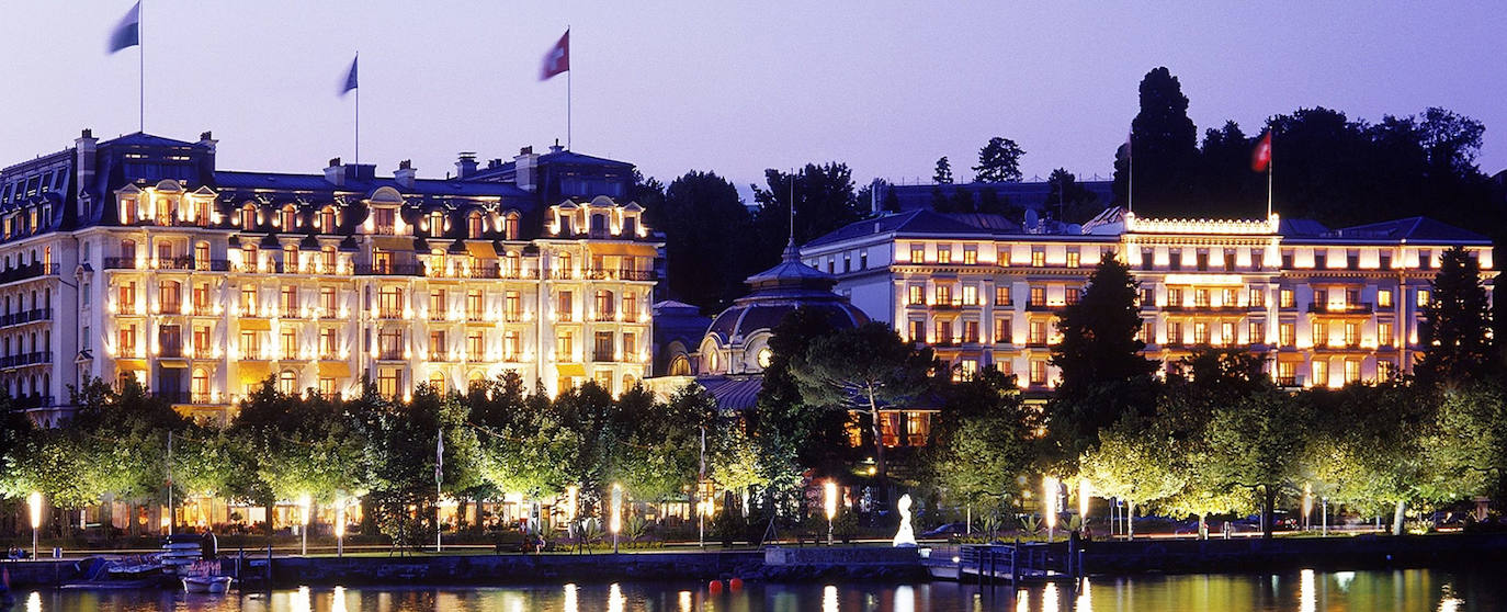 Hotel Beau Rivage (Excelente). Europa - Suiza - Lausanne. Uno de los mejores hoteles de Europa. A orillas del lago Leman y con vistas a los Alpes, dispone de un magnifico servicio. 