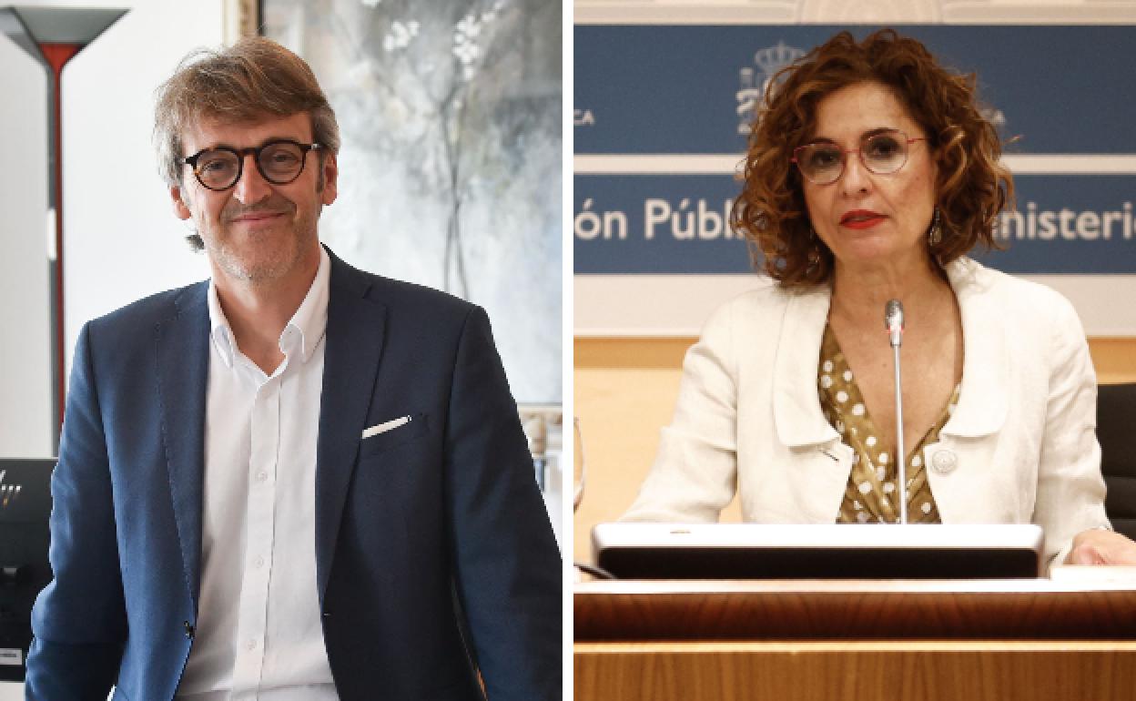 Luis Alberto Marín y María Jesús Montero