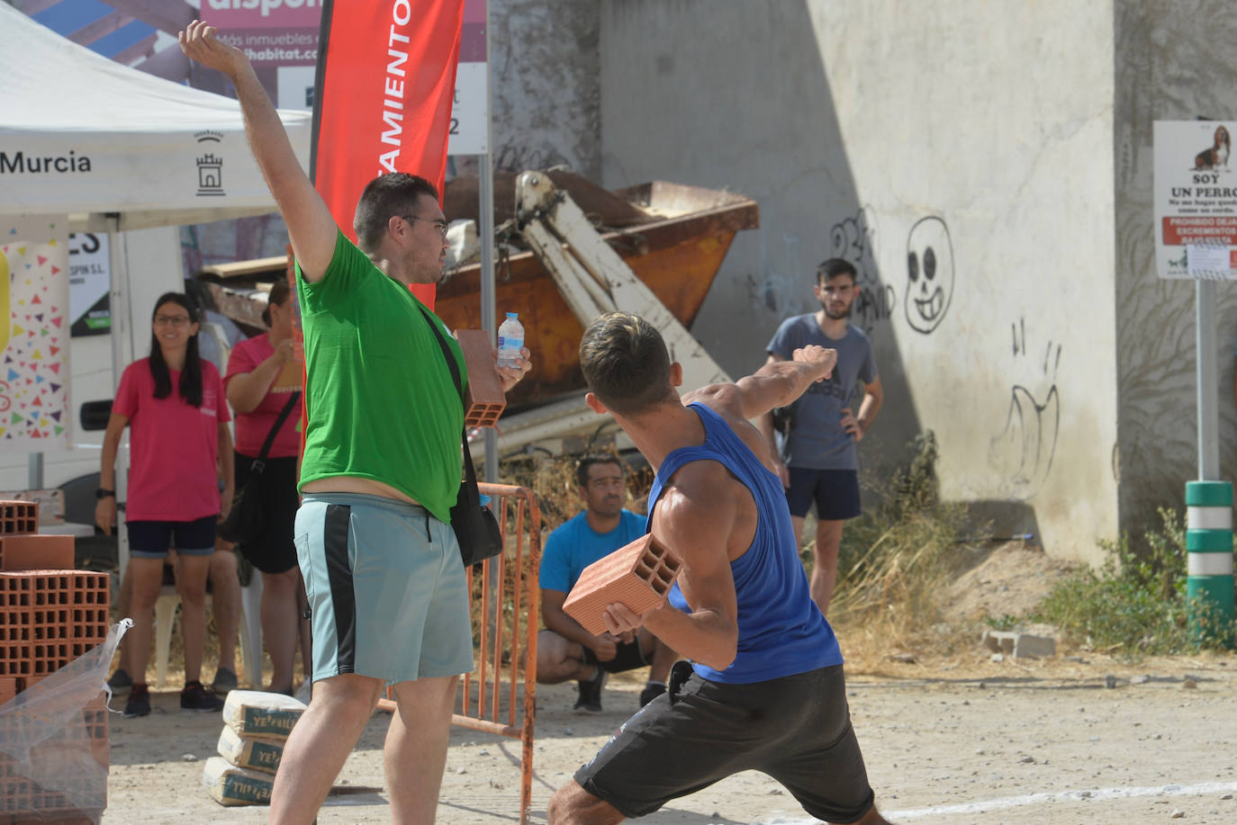 Fotos: La XII edición del concurso de lanzamiento de ladrillo, en imágenes