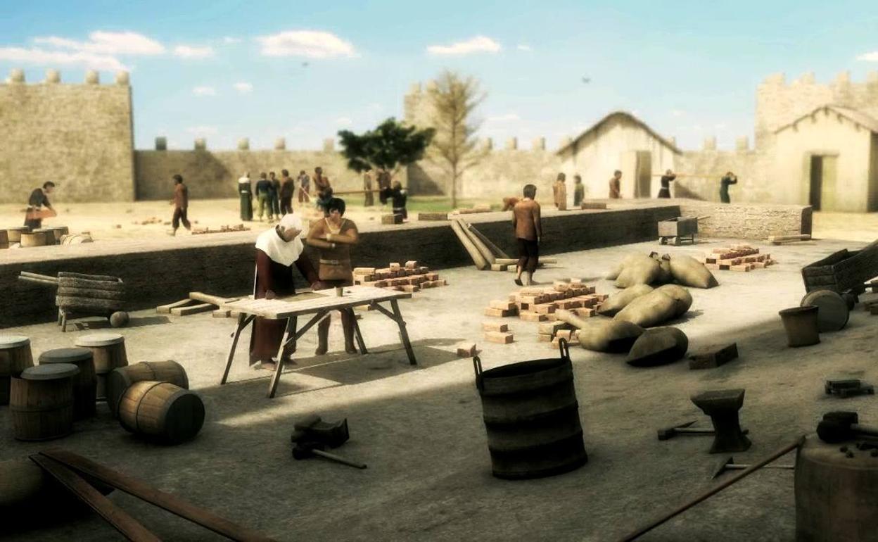 Captura del documental sobre la Vera Cruz de Caravaca. 