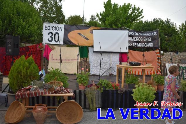El pasado sábado, 30 de julio del 2022, en la explanada junto al Restaurante El Cortijo, en el Campo de San Juan, se celebró el XXX ENCUENTRO DE CUADRILLAS DE ANIMEROS EN EL NOROESTE MURCIANO. Las cuadrillas invitadas empezaron a llegar y a hacer música mientras se hacía la hora de degustar una merienda/cena que se les ofreció a las mismas. A continuación tuvo lugar el homenaje a Salvador Ondoño López, fallecido hace solo unos días.