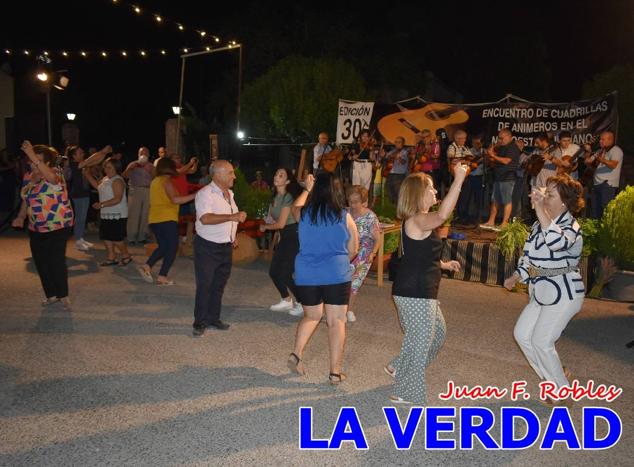 El pasado sábado, 30 de julio del 2022, en la explanada junto al Restaurante El Cortijo, en el Campo de San Juan, se celebró el XXX ENCUENTRO DE CUADRILLAS DE ANIMEROS EN EL NOROESTE MURCIANO. Las cuadrillas invitadas empezaron a llegar y a hacer música mientras se hacía la hora de degustar una merienda/cena que se les ofreció a las mismas. A continuación tuvo lugar el homenaje a Salvador Ondoño López, fallecido hace solo unos días.