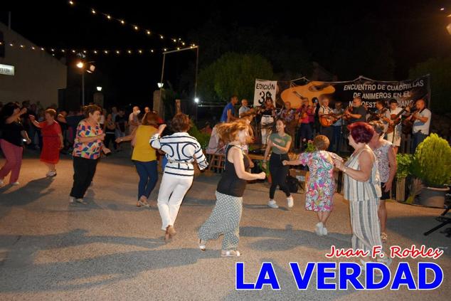 El pasado sábado, 30 de julio del 2022, en la explanada junto al Restaurante El Cortijo, en el Campo de San Juan, se celebró el XXX ENCUENTRO DE CUADRILLAS DE ANIMEROS EN EL NOROESTE MURCIANO. Las cuadrillas invitadas empezaron a llegar y a hacer música mientras se hacía la hora de degustar una merienda/cena que se les ofreció a las mismas. A continuación tuvo lugar el homenaje a Salvador Ondoño López, fallecido hace solo unos días.