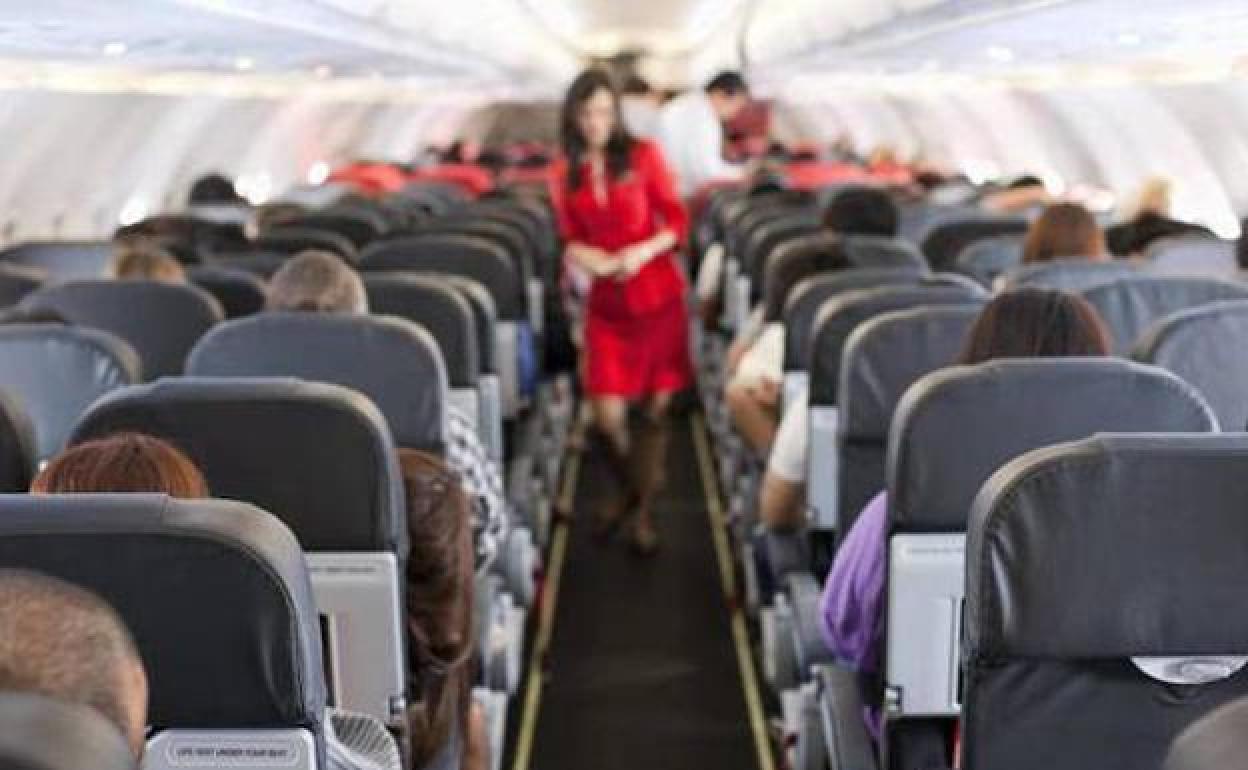 Pasajeros de un vuelo, en una imagen de archivo.