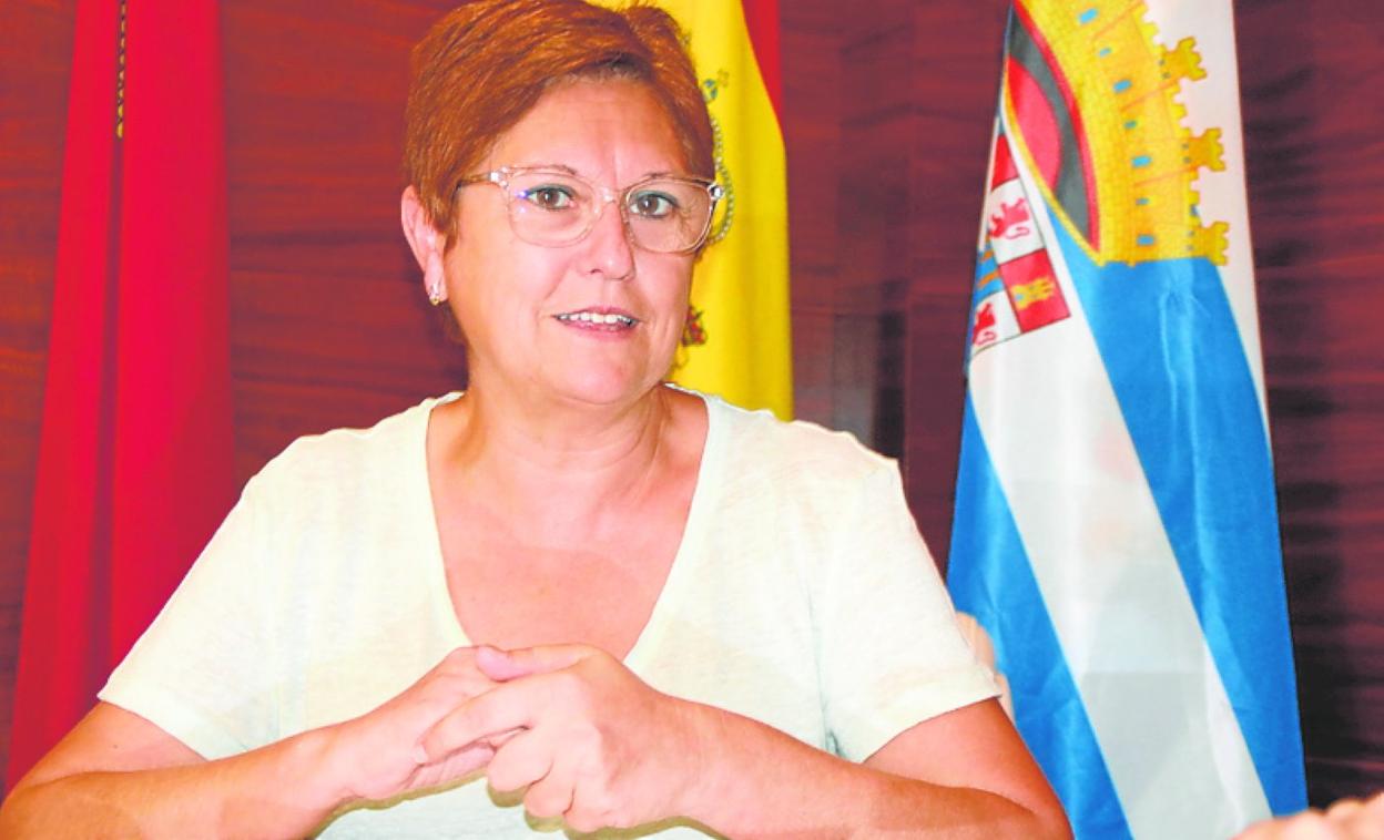 Juana Guardiola, alcaldesa de Jumilla. 