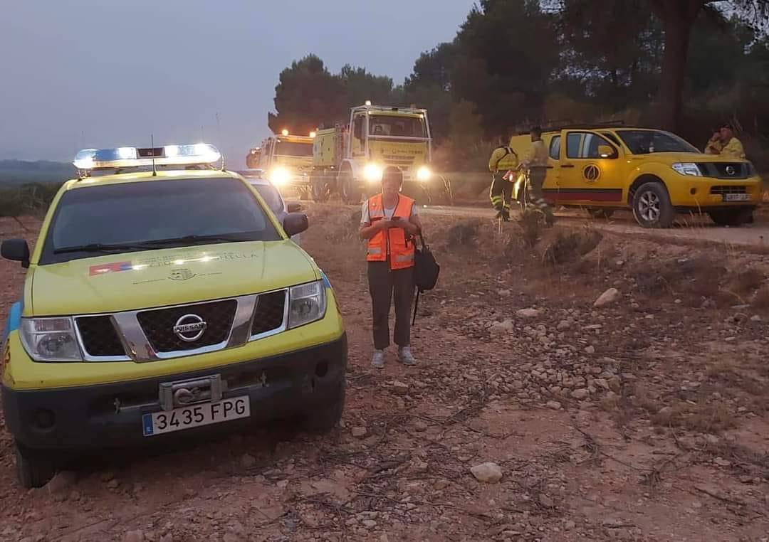 Fotos: Incendio en el paraje de la Patoja