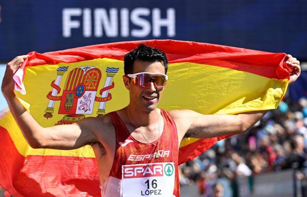 Fotos: Miguel Ángel López, campeón de Europa de los 35 km marcha, en imágenes