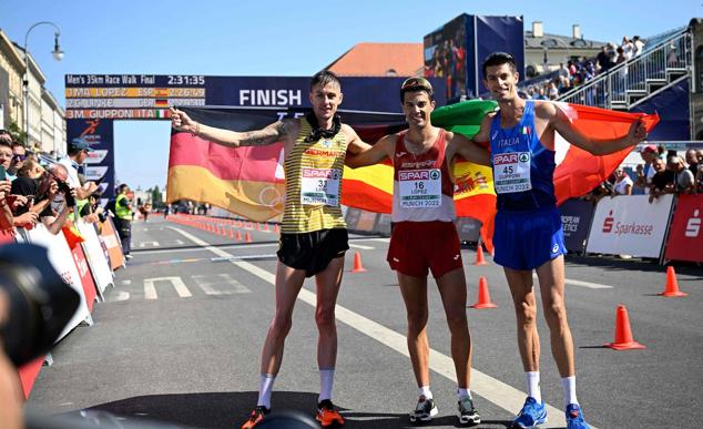 Fotos: Miguel Ángel López, campeón de Europa de los 35 km marcha, en imágenes