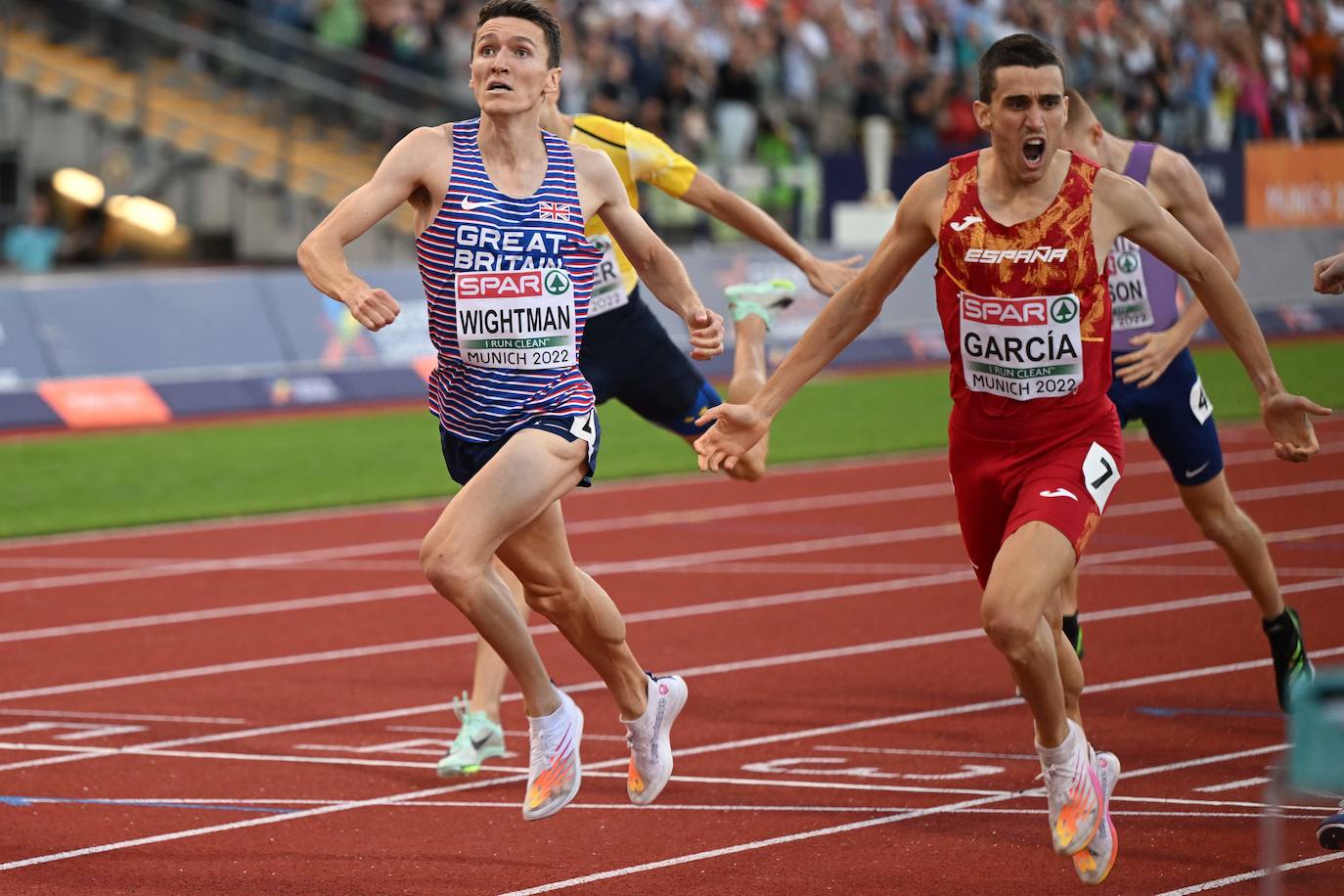 Fotos: El primer puesto de Mariano García en la final de los 800 metros del Europeo, en imágenes