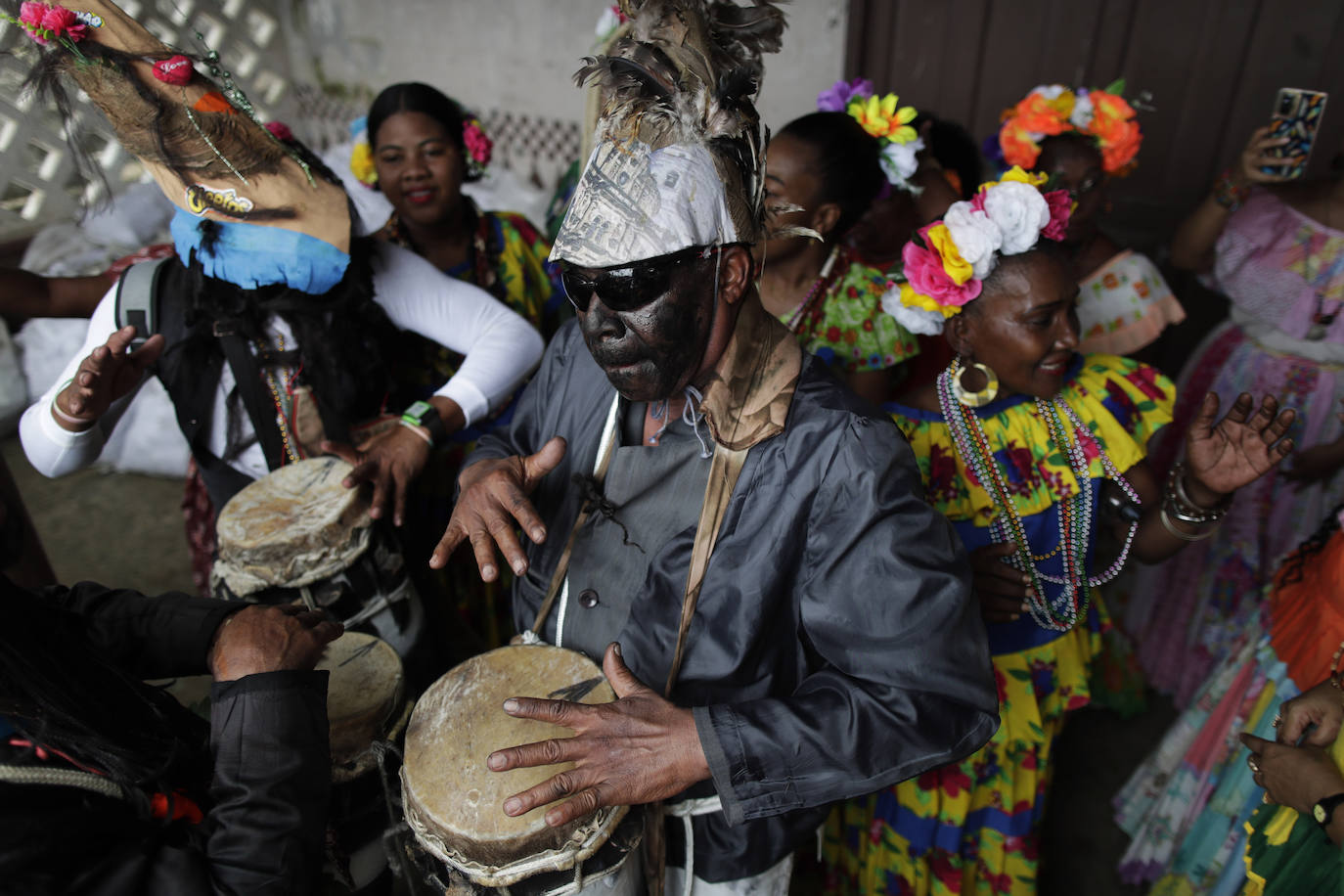 Fotos: Panamá revive con su festival de la Pollera Congo