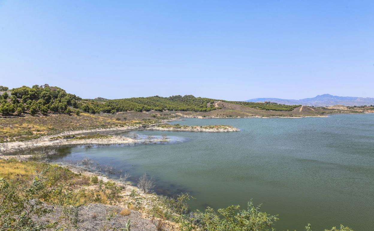 El embalse de Santomera, en una foto reciente.