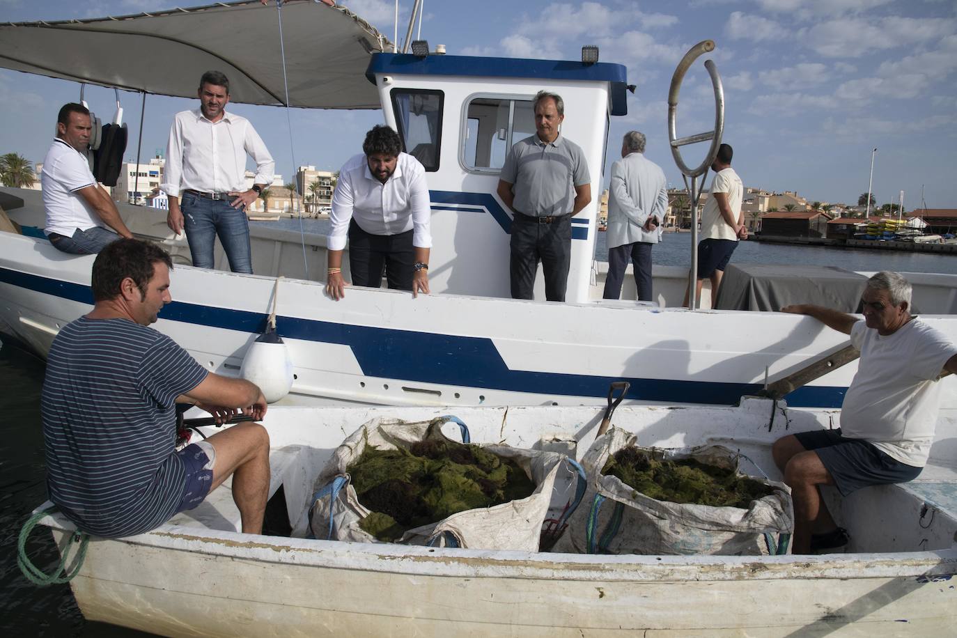 Fotos: El Mar Menor ha sido escenario del reencuentro del Consejo de Gobierno