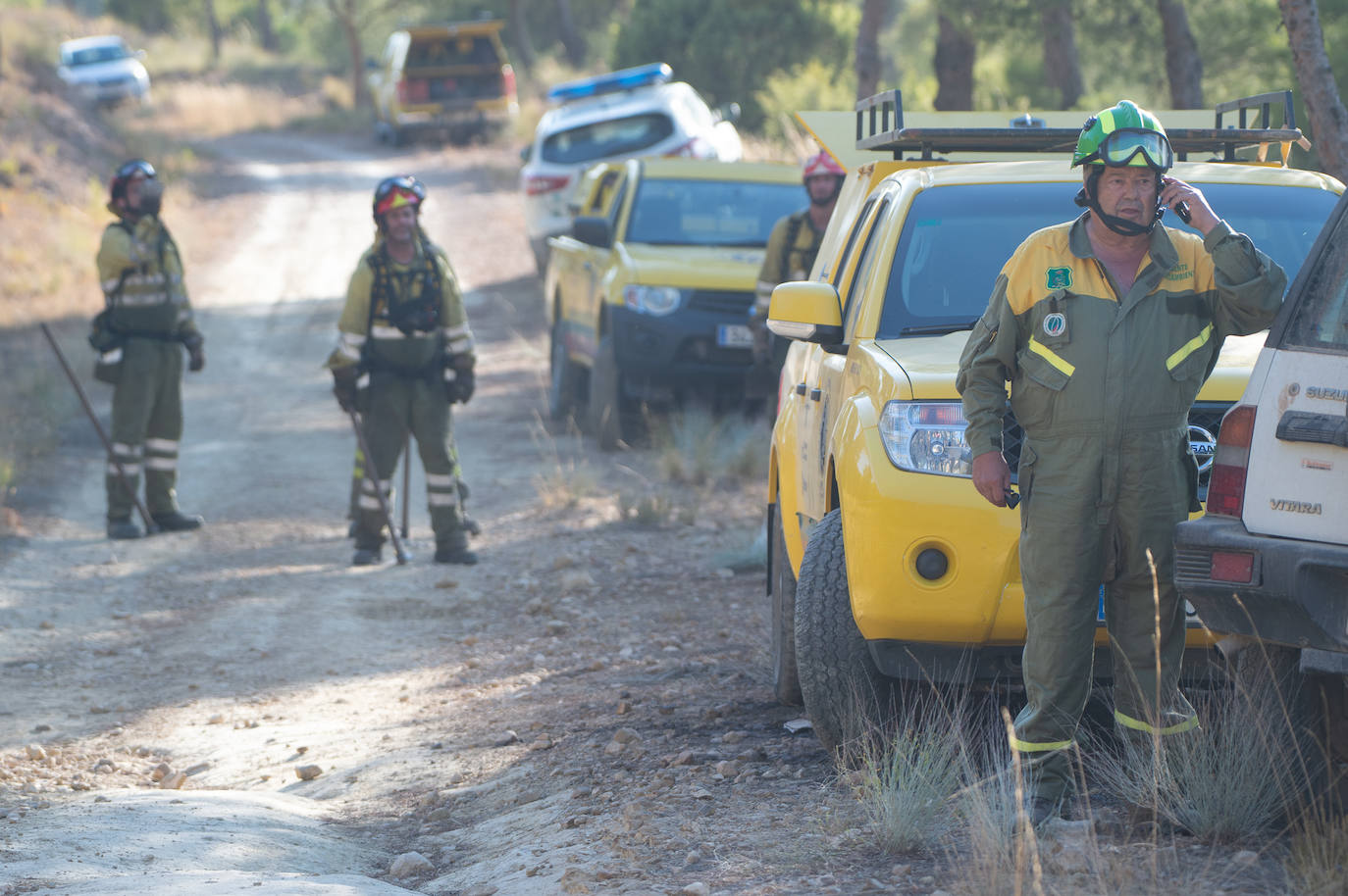 Fotos: El incendio de Jumilla ha calcinado ya 400 hectáreas