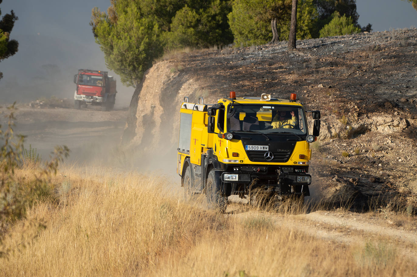 Fotos: El incendio de Jumilla ha calcinado ya 400 hectáreas