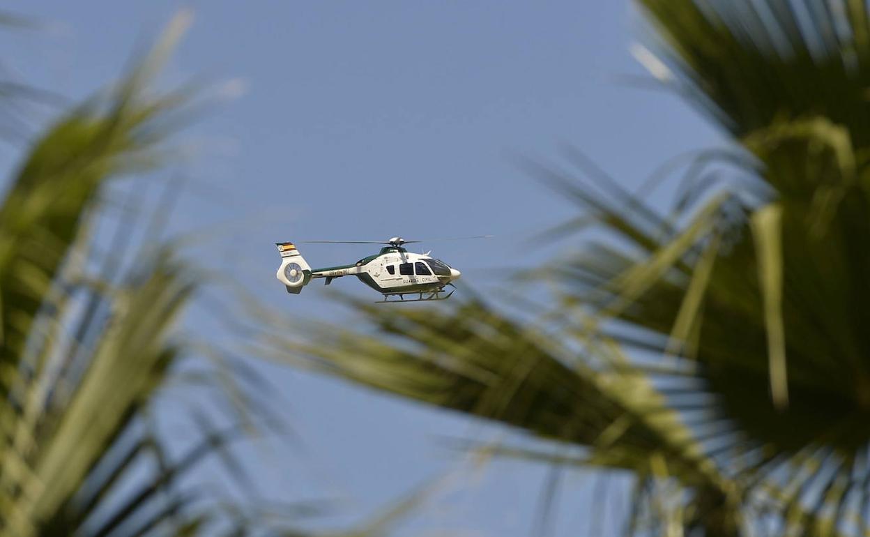 Helicóptero de la Guardia Civil, en una imagen de archivo,