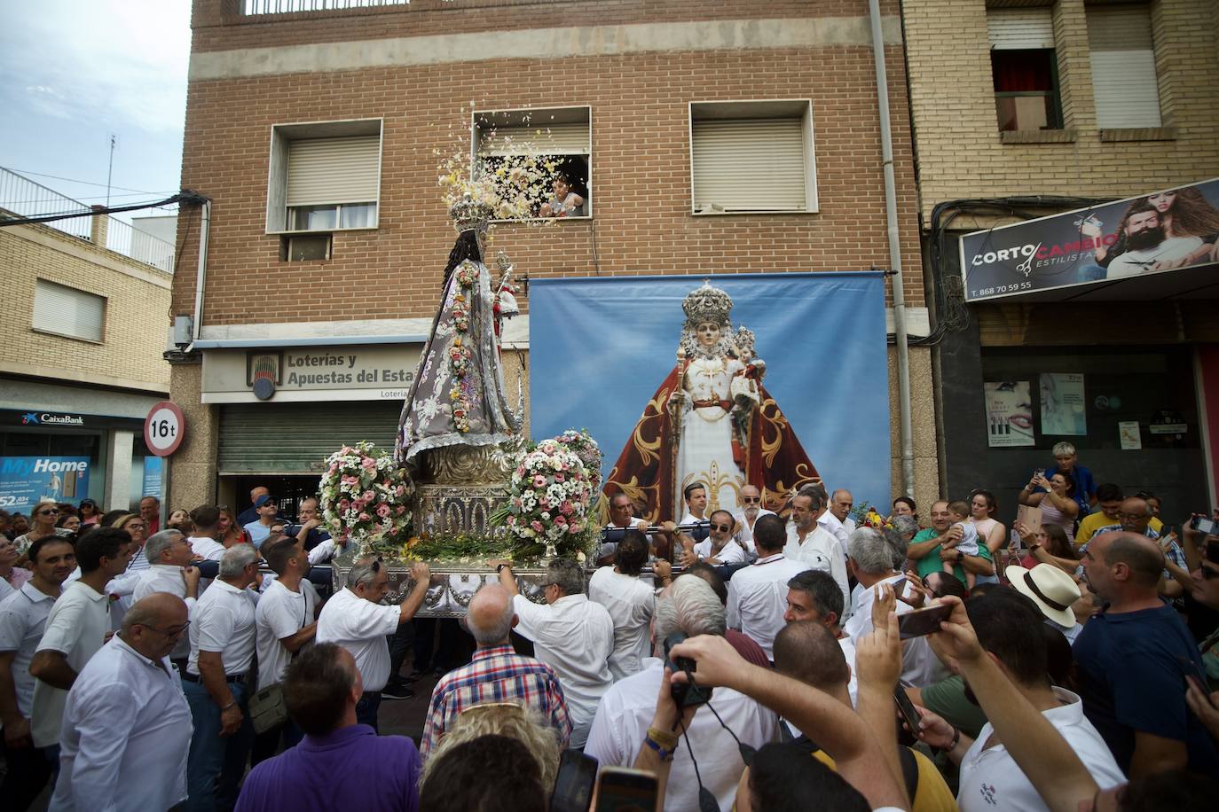 Fotos: La Virgen de la Fuensanta baja a Murcia dos años y medio después