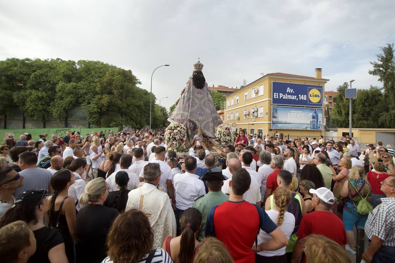 Fotos: La Virgen de la Fuensanta baja a Murcia dos años y medio después