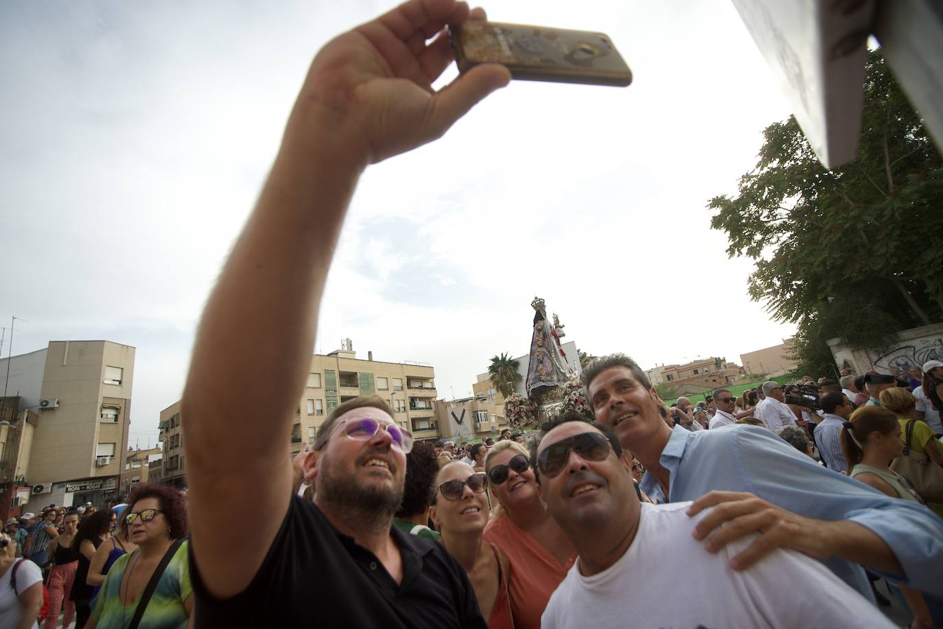 Fotos: La Virgen de la Fuensanta baja a Murcia dos años y medio después