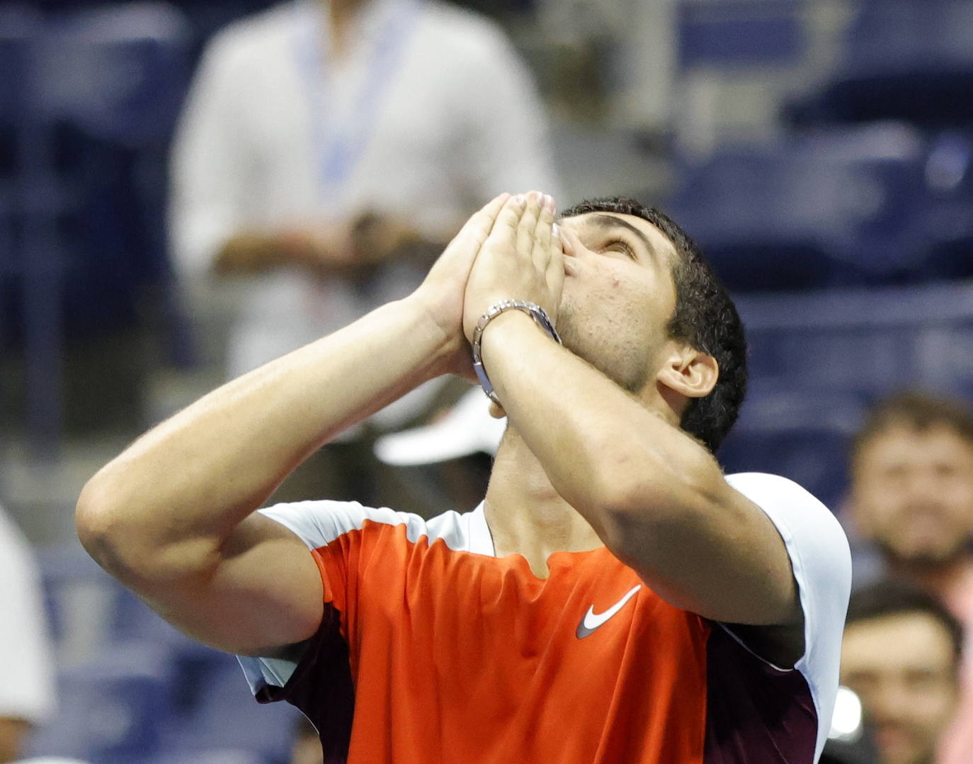 Fotos: Así celebró la victoria Carlos Alcaraz frente a Sinner en el US Open