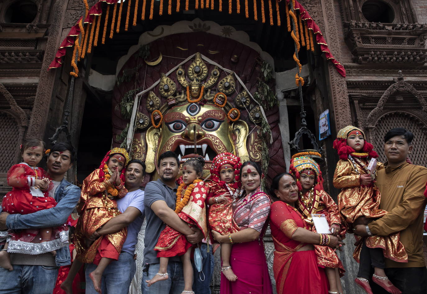 Fotos: Kumari Puja en Katmandú