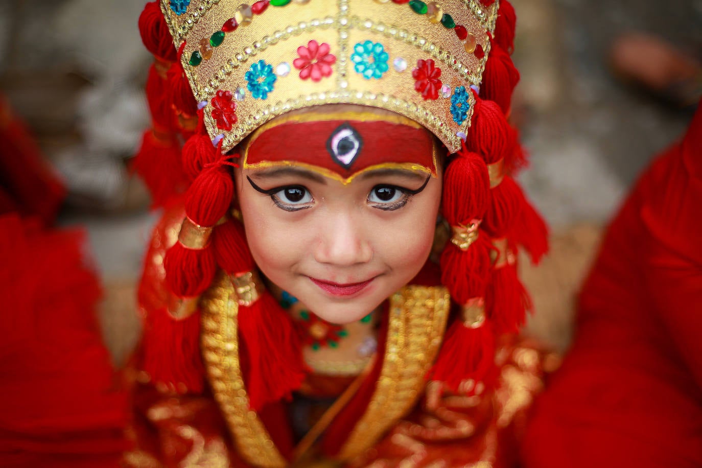 Fotos: Kumari Puja en Katmandú