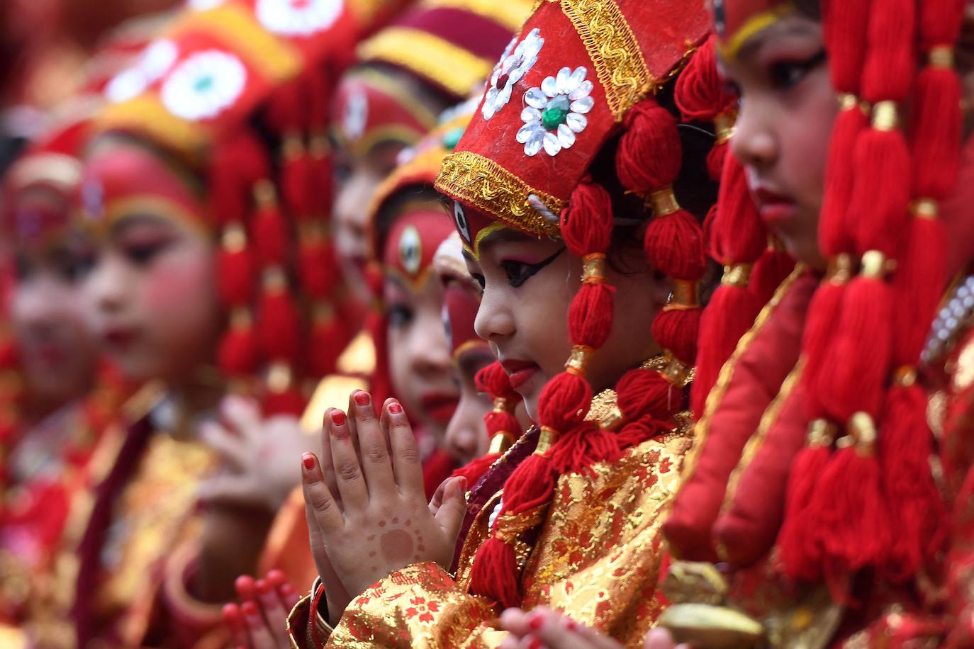 Fotos: Kumari Puja en Katmandú