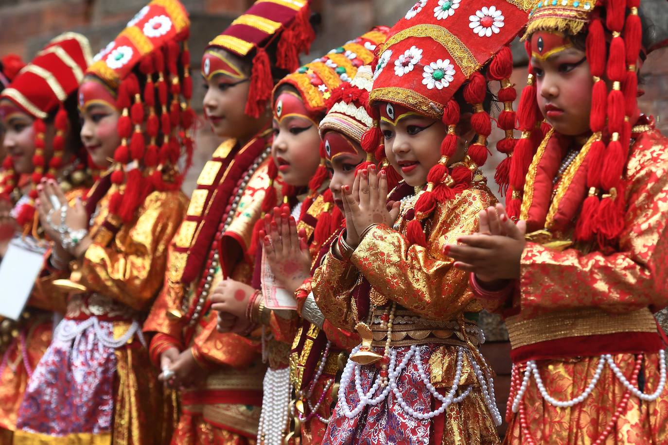 Fotos: Kumari Puja en Katmandú