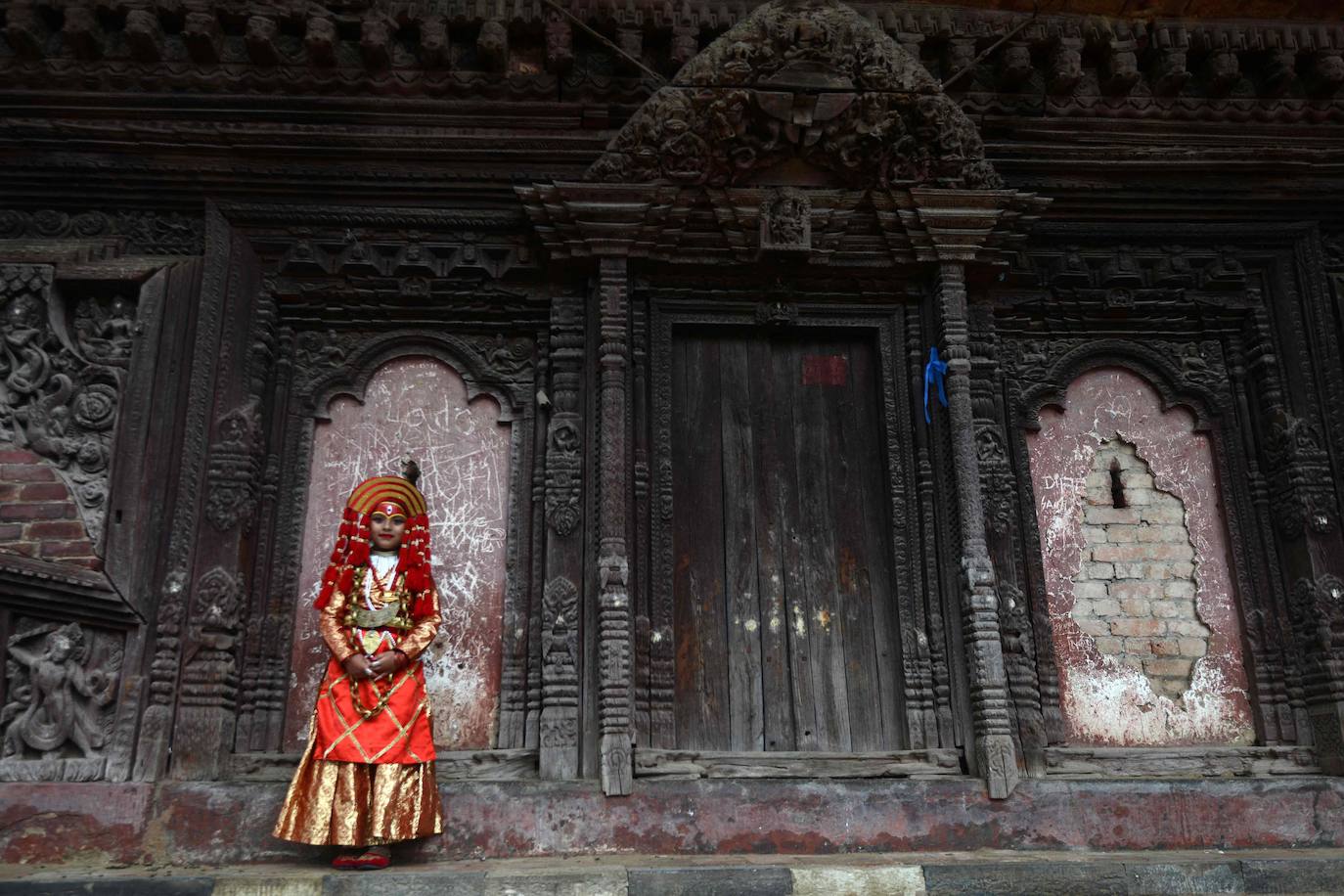 Fotos: Kumari Puja en Katmandú